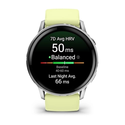 Venu 4 - 45 mm Silver with Citron Silicone band — фото 8