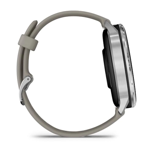 Venu 4 - 45 mm Silver with Silver Grey Silicone Band — фото 4