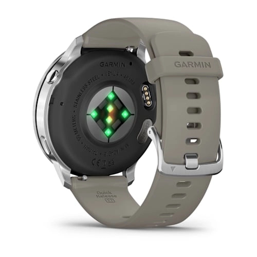 Venu 4 - 45 mm Silver with Silver Grey Silicone Band — фото 6