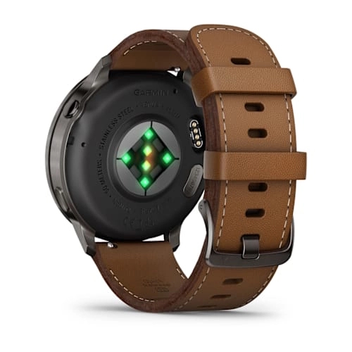 Venu 4 - 45 mm Slate with Black Silicone Band and Brown Leather Band — фото 6
