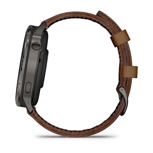 Venu 4 - 45 mm Slate with Black Silicone Band and Brown Leather Band — фото 7