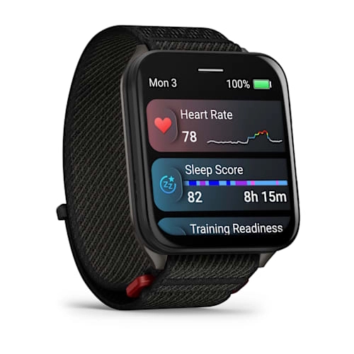 Venu X1 Black with Slate Titanium Caseback and Black ComfortFit Nylon Band — фото 2