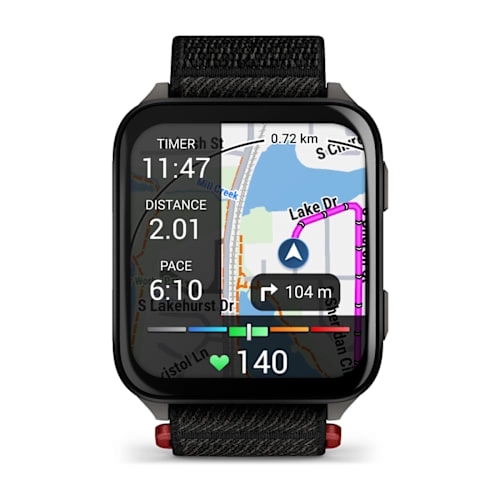 Venu X1 Black with Slate Titanium Caseback and Black ComfortFit Nylon Band — фото 8