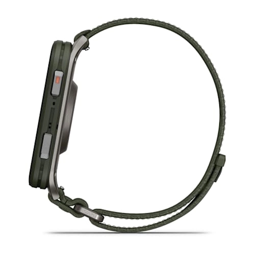 Venu X1 Moss with Titanium Caseback and Moss ComfortFit Nylon Band — фото 7
