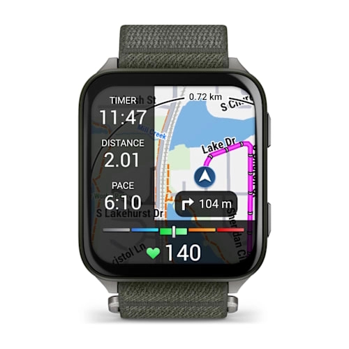 Venu X1 Moss with Titanium Caseback and Moss ComfortFit Nylon Band — фото 8