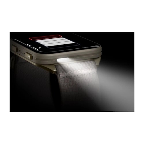 Venu X1 Soft Gold with Titanium Caseback and French Grey Nylon Band — фото 8