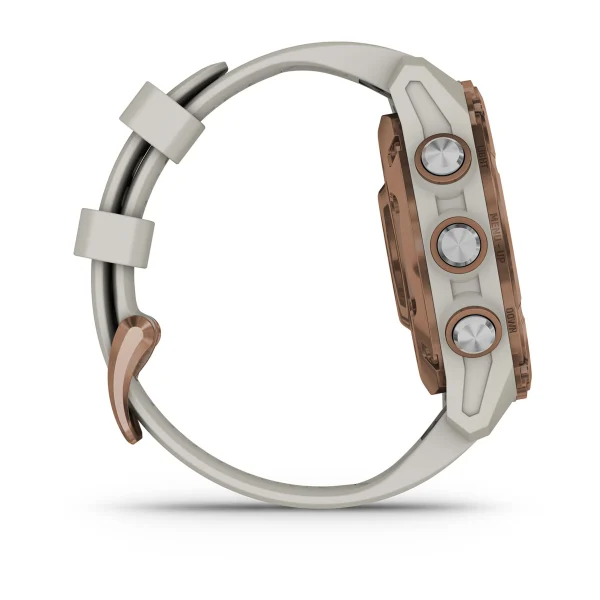 Descent Mk3i – 43 mm Bronze PVD Titanium with French Gray Silicone Band — фото 5