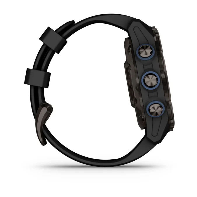 Descent Mk3i – 43 mm Carbon Gray DLC Titanium with Black Silicone Band — фото 5