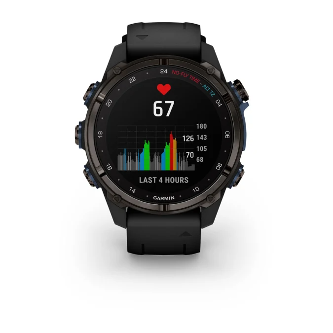 Descent Mk3i – 43 mm Carbon Gray DLC Titanium with Black Silicone Band — фото 10