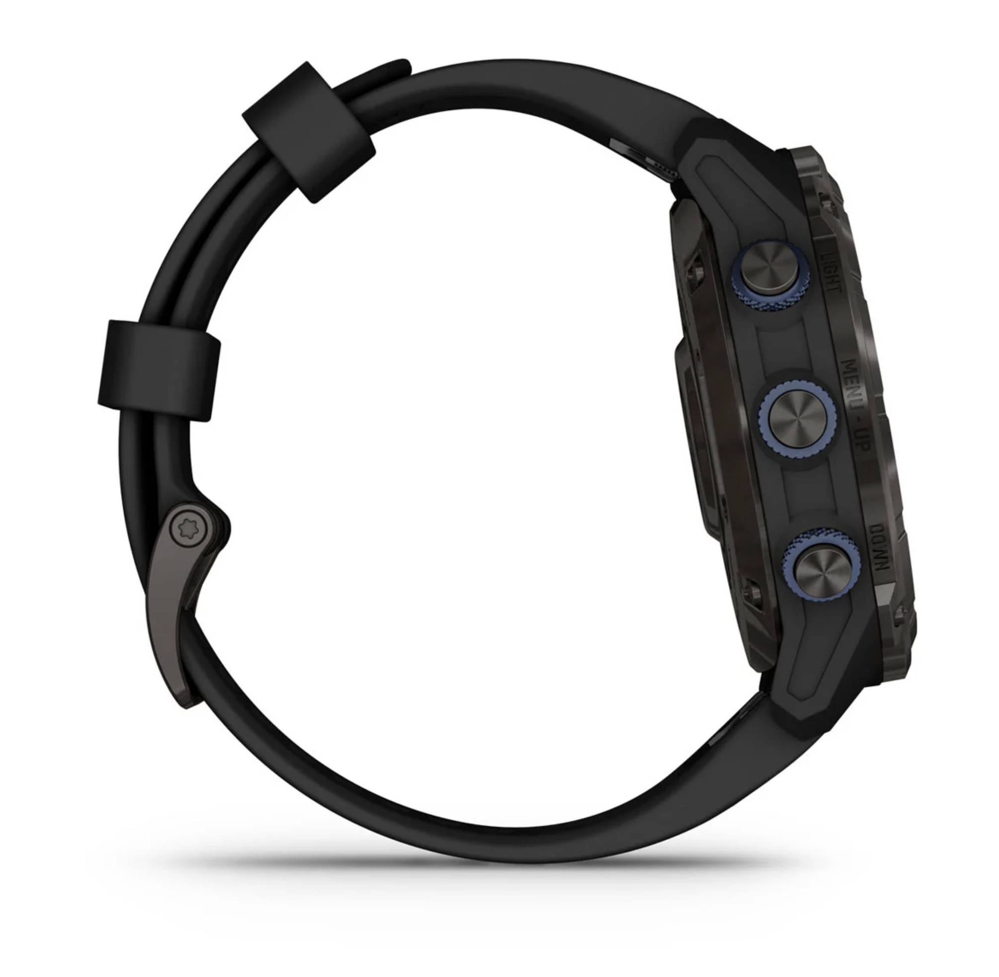 Descent Mk3i – 51 mm Carbon Gray DLC Titanium with Black Silicone Band — фото 3
