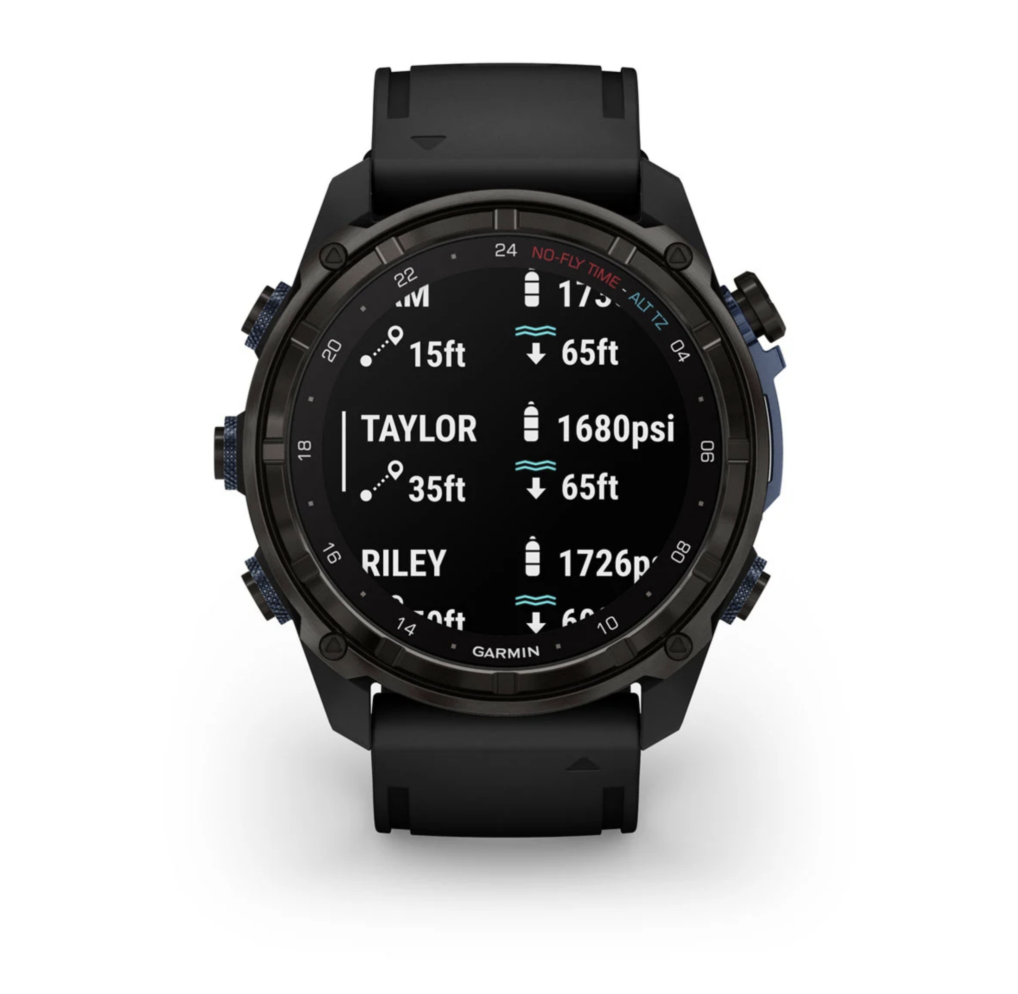 Descent Mk3i – 51 mm Carbon Gray DLC Titanium with Black Silicone Band — фото 9