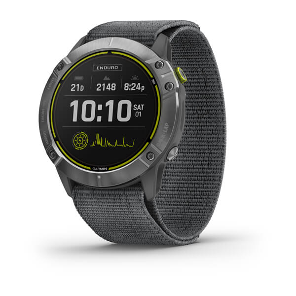 Enduro Steel with Gray UltraFit Nylon Strap