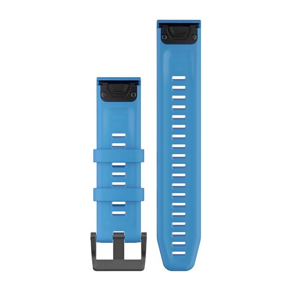 QuickFit band 22 mm Cyan Blue Silicone — фото 2