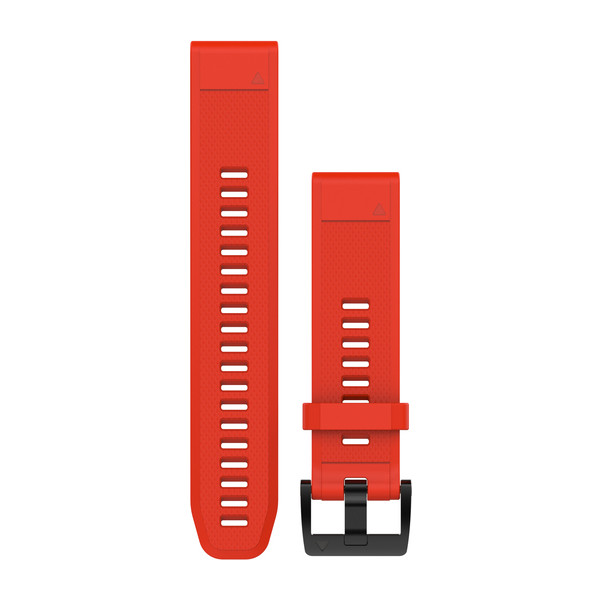 QuickFit band 22 mm Flame red silicone — фото 2