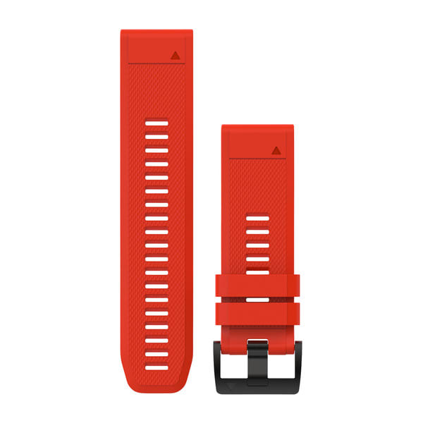 QuickFit band 26 mm Flame red silicone