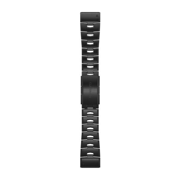 QuickFit Band 26mm Vented Titanium Bracelet with Carbon Gray DLC