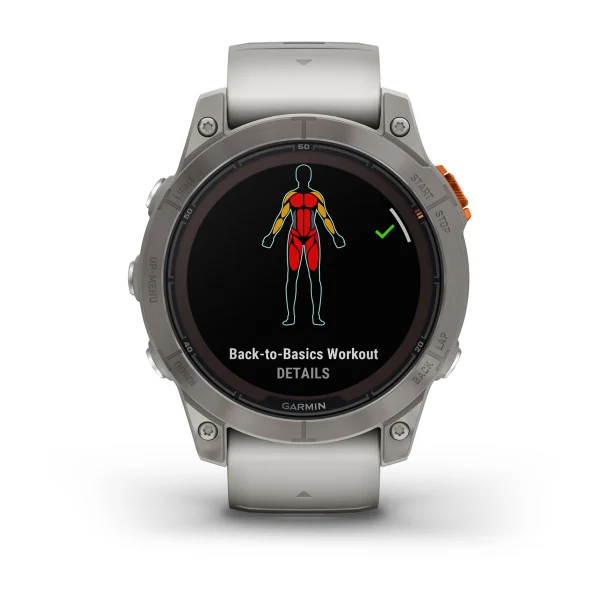 Fenix 7 Pro – Sapphire Solar Edition Titanium with Fog Gray/Ember Orange Band — фото 10