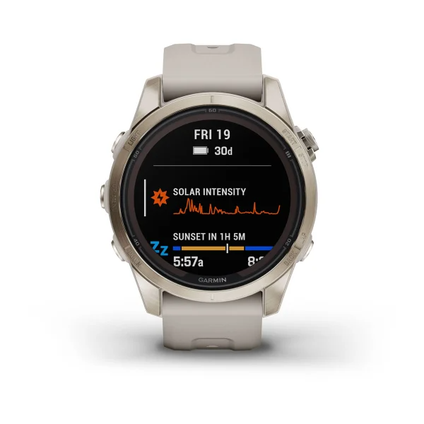 Fenix 7S Pro – Sapphire Solar Edition Soft Gold with Light Sand Band — фото 2