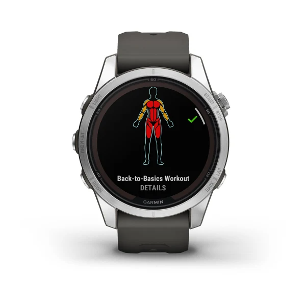 Fenix 7S Pro – Solar Edition Silver with Graphite Band — фото 10