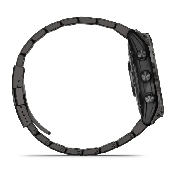 Fenix 7X Pro - Sapphire Solar Edition Carbon Gray DLC Titanium with Vented Titanium Bracelet — фото 6