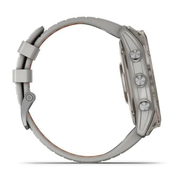 Fenix 7X Pro – Sapphire Solar Edition Titanium with Fog Gray/Ember Orange Band — фото 6