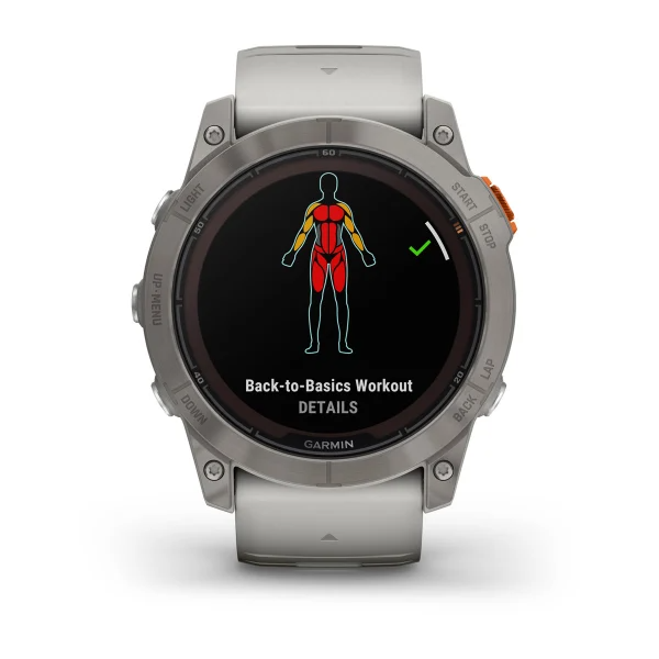 Fenix 7X Pro – Sapphire Solar Edition Titanium with Fog Gray/Ember Orange Band — фото 10