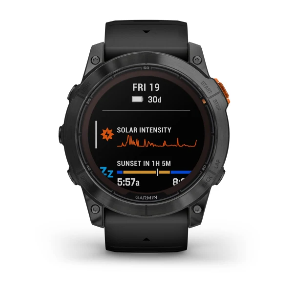 Fenix 7X Pro – Solar Edition Slate Gray with Black Band — фото 2