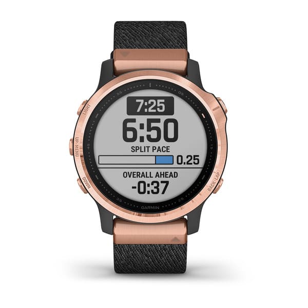 Fenix 6S Sapphire Black Rose Gold with Nylon Band — фото 2