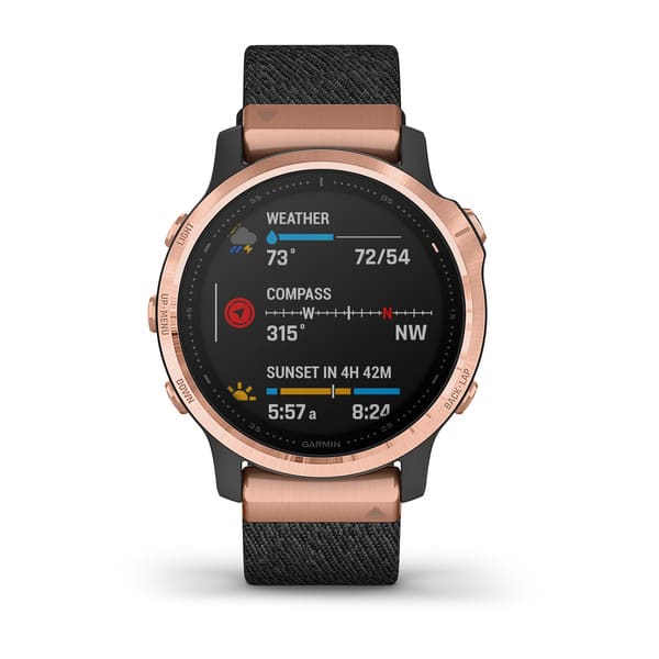 Fenix 6S Sapphire Black Rose Gold with Nylon Band — фото 4