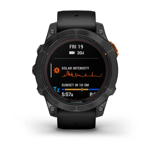 Fenix 7 Pro – Solar Edition Slate Gray with Black Band — фото 2