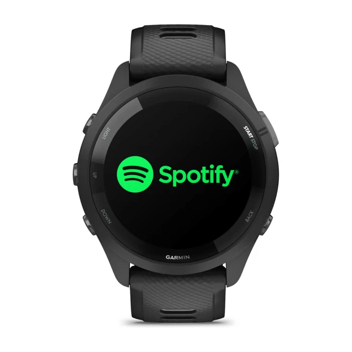Forerunner 265 Black Bezel and Case with Black/Powder Gray Silicone Band — фото 6