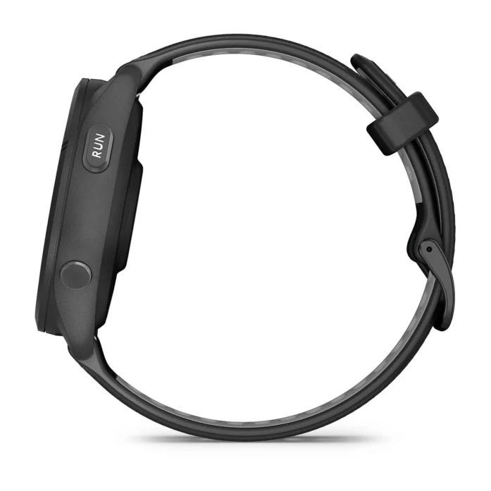 Forerunner 265 Black Bezel and Case with Black/Powder Gray Silicone Band — фото 8