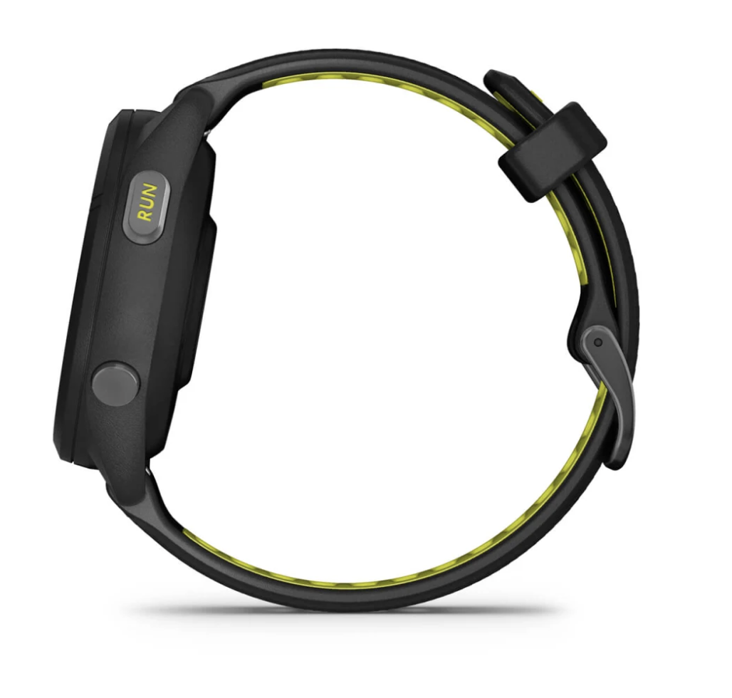 Forerunner 265S Black Bezel and Case with Black/Amp Yellow Silicone Band — фото 8
