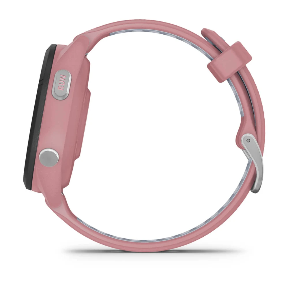 Forerunner 265S Black Bezel with Light Pink Case and Light Pink/Whitestone Silicone Band — фото 8