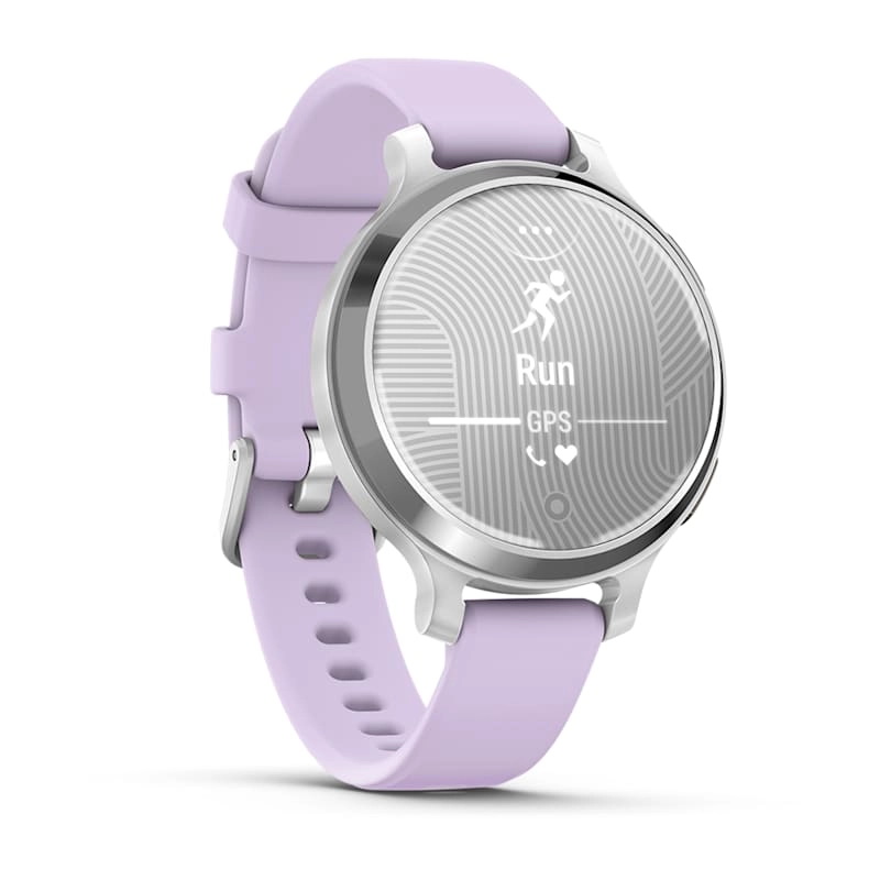 Lily 2 Active Silver with Purple Jasmine Silicone Band — фото 2