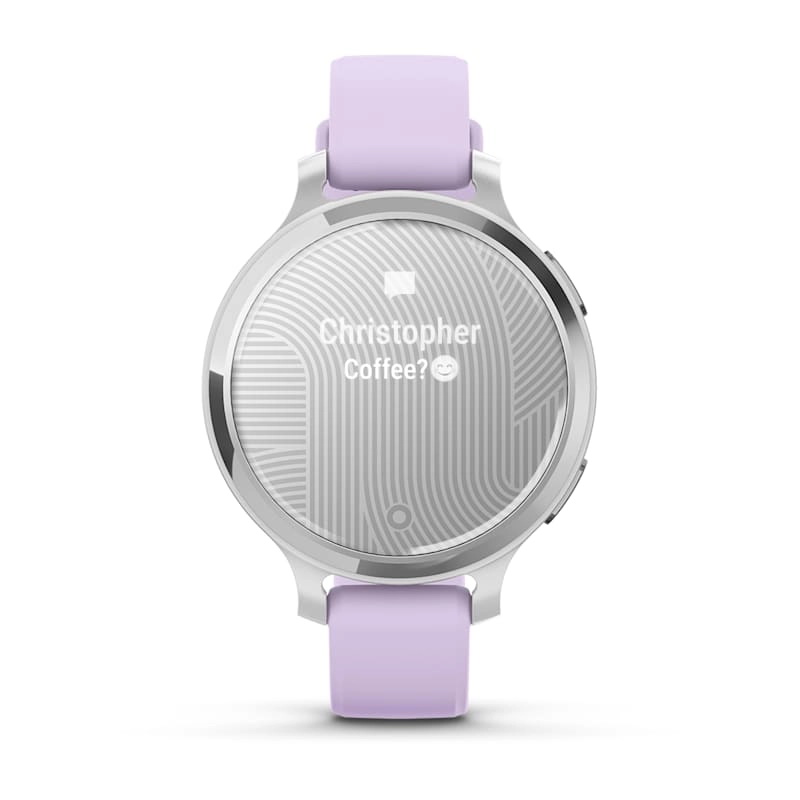 Lily 2 Active Silver with Purple Jasmine Silicone Band — фото 5