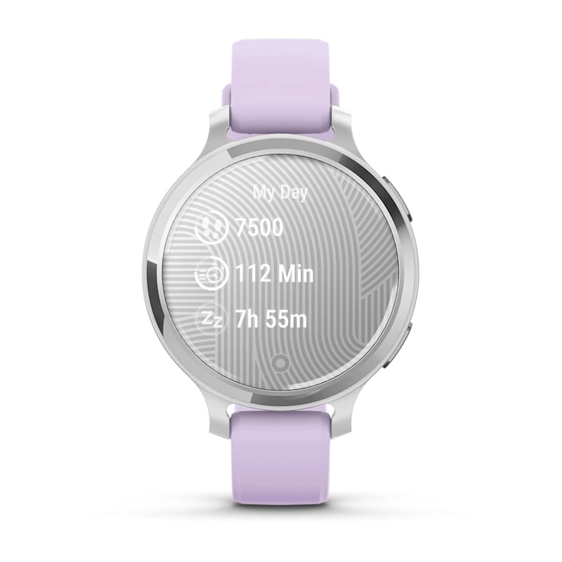 Lily 2 Active Silver with Purple Jasmine Silicone Band — фото 6