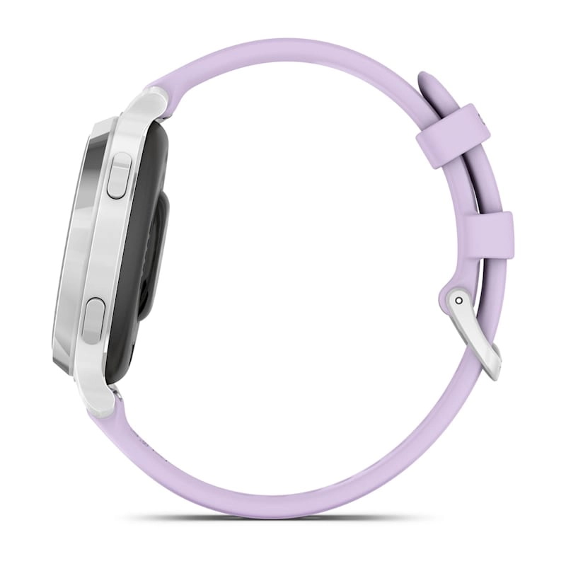 Lily 2 Active Silver with Purple Jasmine Silicone Band — фото 7