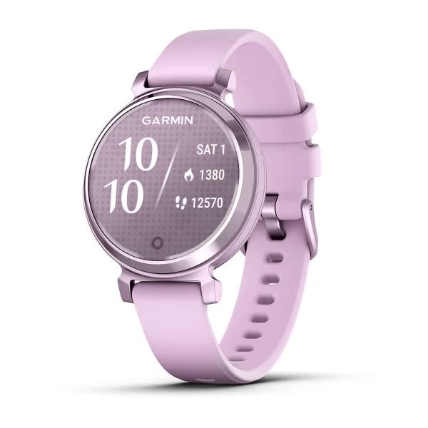 Lily 2 Metallic Lilac with Lilac Silicone Band