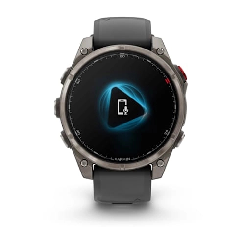 Fenix 8 Pro – 47 mm, AMOLED Sapphire, Titanium with Graphite/black silicone band — фото 6