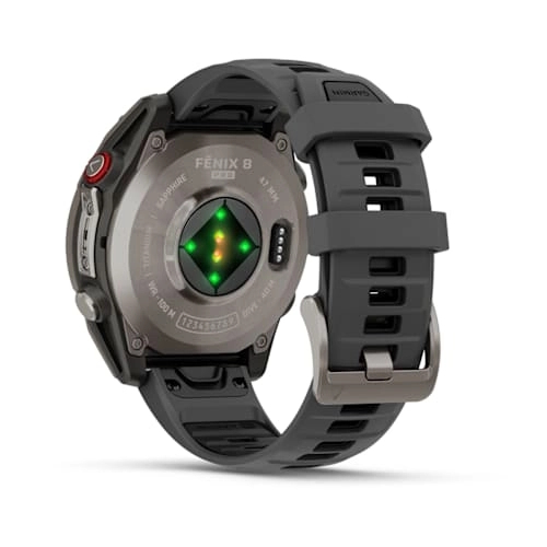 Fenix 8 Pro – 47 mm, AMOLED Sapphire, Titanium with Graphite/black silicone band — фото 10