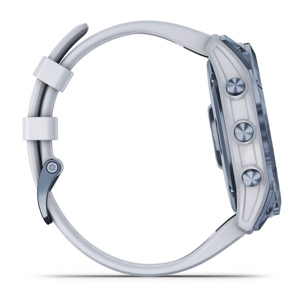 Fenix 7X Sapphire Solar Mineral Blue DLC Titanium with Whitestone Band — фото 5