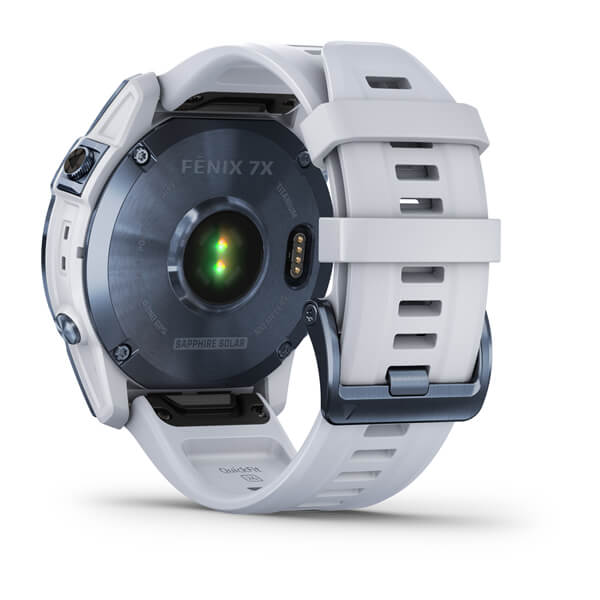 Fenix 7X Sapphire Solar Mineral Blue DLC Titanium with Whitestone Band — фото 10