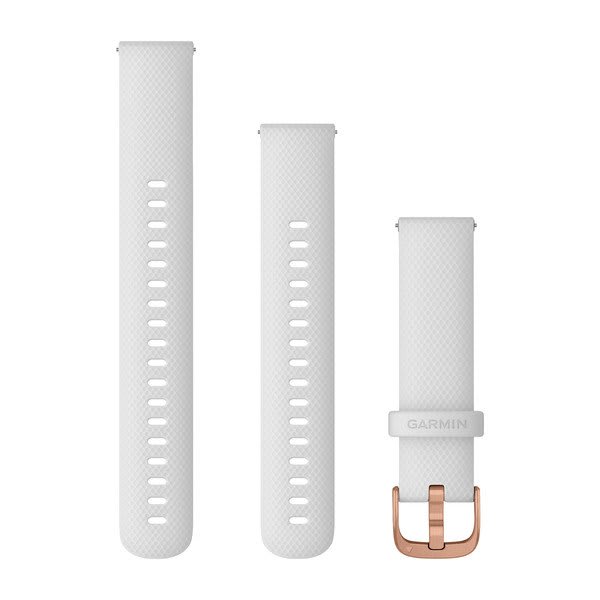 Quick Release Band 18mm White/Rose Gold