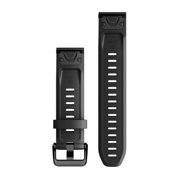 QuickFit 20 Watch Bands Black Silicone — фото 2