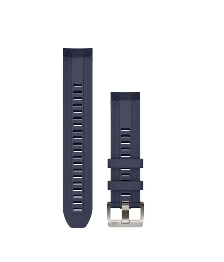 QuickFit 22 Watch Straps (MARQ) Navy silicone strap