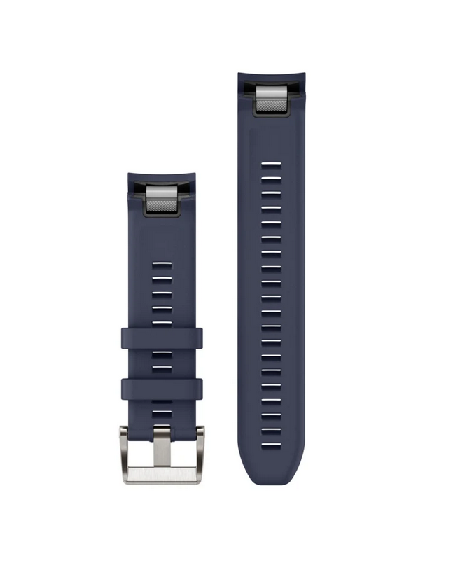 QuickFit 22 Watch Straps (MARQ) Navy silicone strap — фото 2