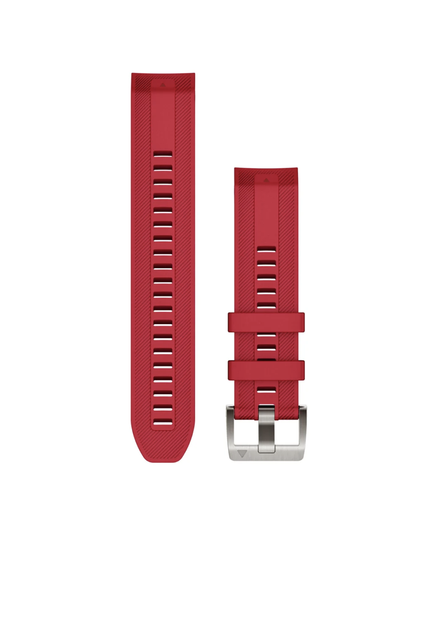 QuickFit 22 Watch Bands Plasma Red Silicone Strap