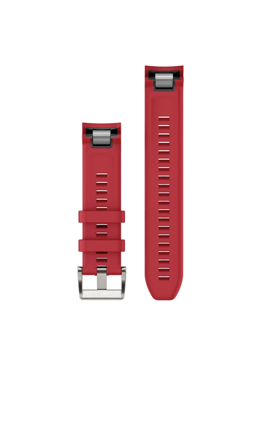QuickFit 22 Watch Bands Plasma Red Silicone Strap — фото 2