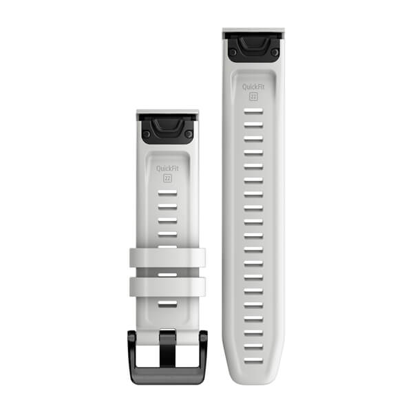 QuickFit 22 Watch Bands Carrera White Silicone — фото 2